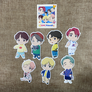 BTS BT21 Official Authentic Goods Deco Sticker, All member / New, Rare / Gift