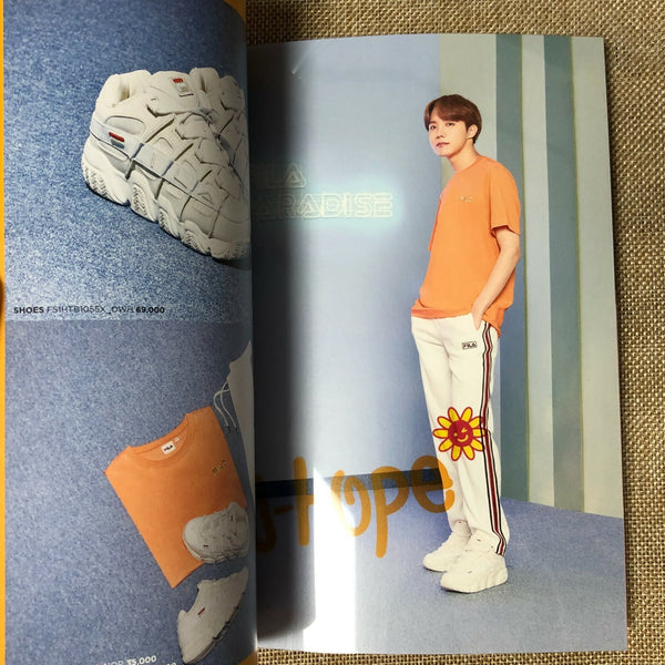 BTS GROUP [FILA 2020 Summer Collection] Official Photobook + Sicker / New / Gift