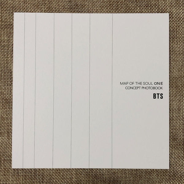 BTS JIN [ MAP OF THE SOUL MOS ON:E Concept Book ] Square Postcard / New / Gift