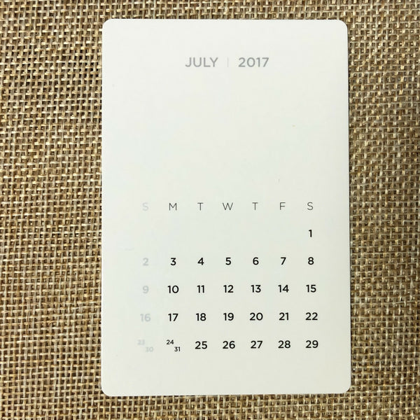EXO SUHO [2017 Season's Greetings] Official Mini Calendar Photocard / New / Gift