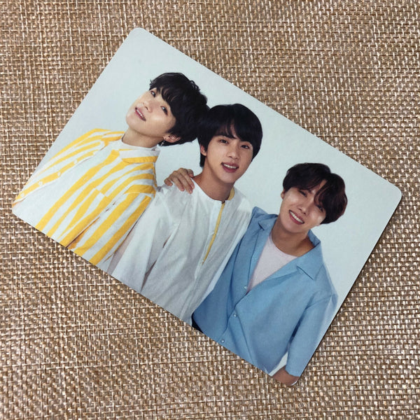 BTS SUGA JIN J-HOPE 8/12 [Love Yourself World Tour] Official Mini Photocard /+G