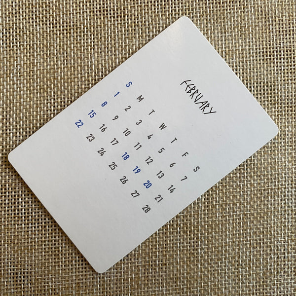 EXO KAI [2015 Season's Greetings] Official Calendar Photocard / New, Rare / Gift