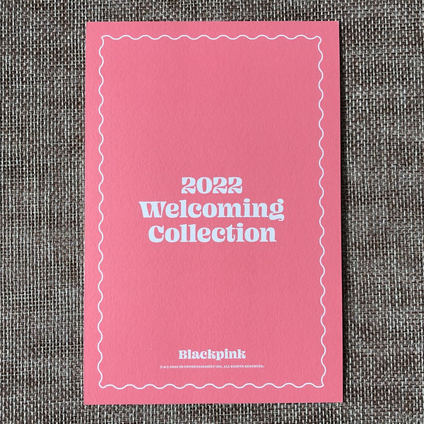 BLACKPINK JISOO [ 2022 Welcoming Collection ] Official Postcard Set / New / Gift