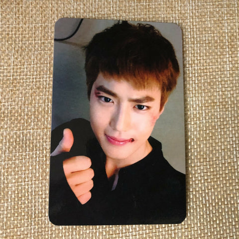 EXO SUHO [ Sing For You ] Official Photocard, Winter 4th Mini Album / Used