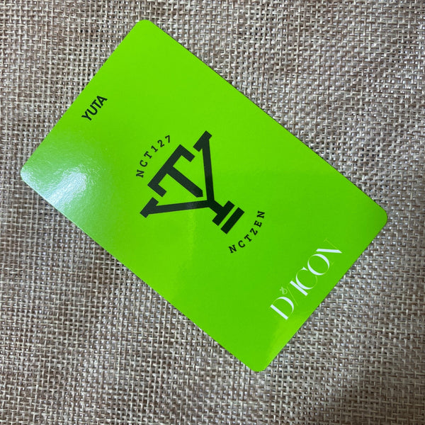 NCT Dream YUTA #6 [ 2019 Dicon Custom Book ] Official Photocard / New / Gift