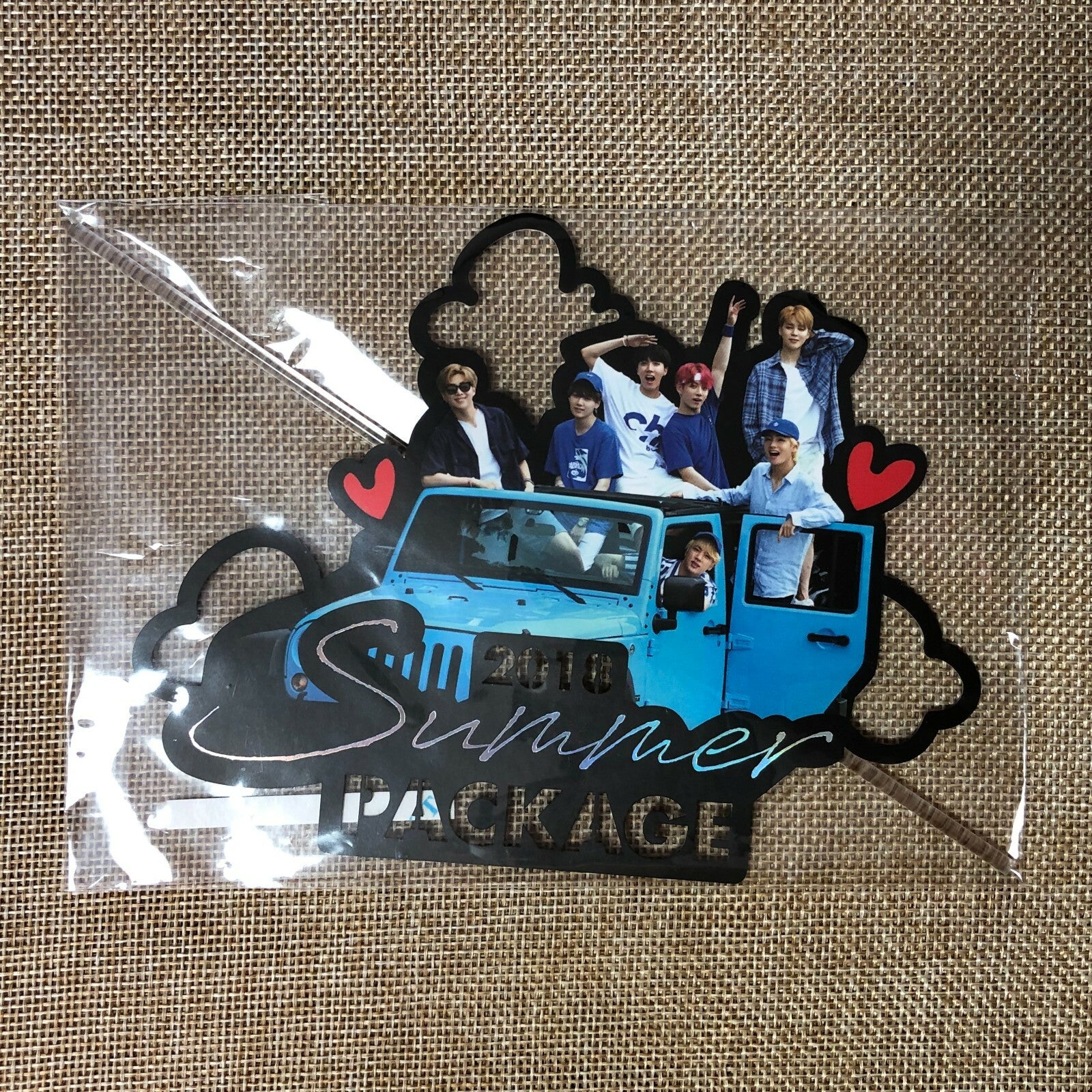 BTS GROUP [ 2018 Summer Package ] Official Topper Photocard / New, Rare / Gift