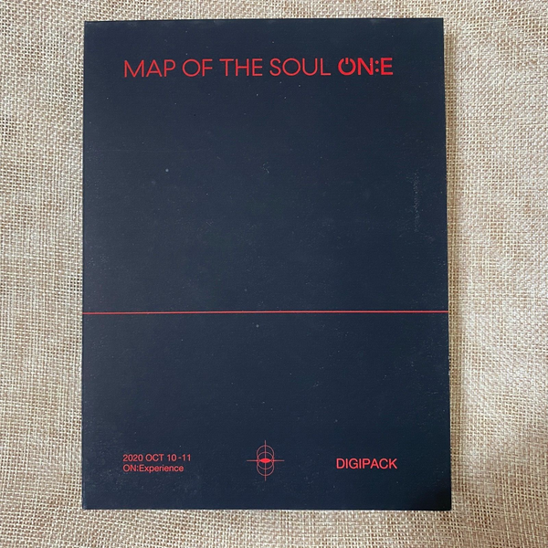 BTS [Map of the Soul ON:E] Blu-Ray + Photobook + Photo Stand + Postcard Set /+G