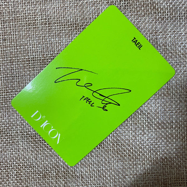 NCT Dream TAEIL #8 [ 2019 Dicon Custom Book ] Official Photocard / New / Gift