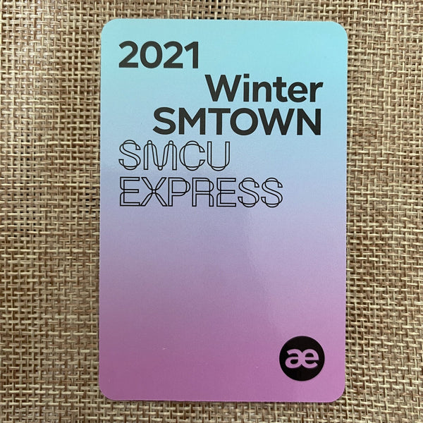 AESPA WINTER [2021 Winter SMTOWN SMCU Express] Official Pass Photocard / Gift