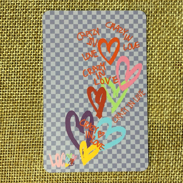 ITZY LIA #5 [ CRAZY IN LOVE ] Official Photocard, 1st Album / New / Gift