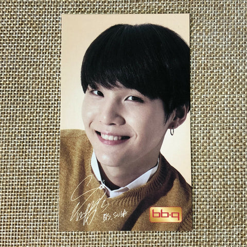 BTS SUGA #1 [ BBQ ] Official PhotoCard / New / Gift