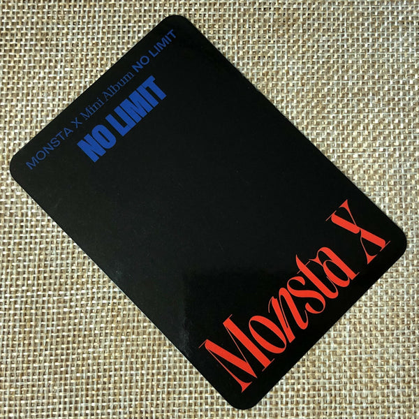 MONSTA X KIHYUN JOOHEON [ No Limit ] Official Photocard, Mini Album / New / Gift