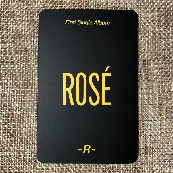 BLACKPINK ROSE #3 [ -R- Ktown4u ] Official Photocard, 1st Single / New / Gift