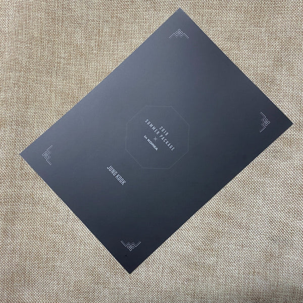 BTS JUNGKOOK [ 2019 Summer Package ] Mini Poster Photocard / New, Rare / Gift