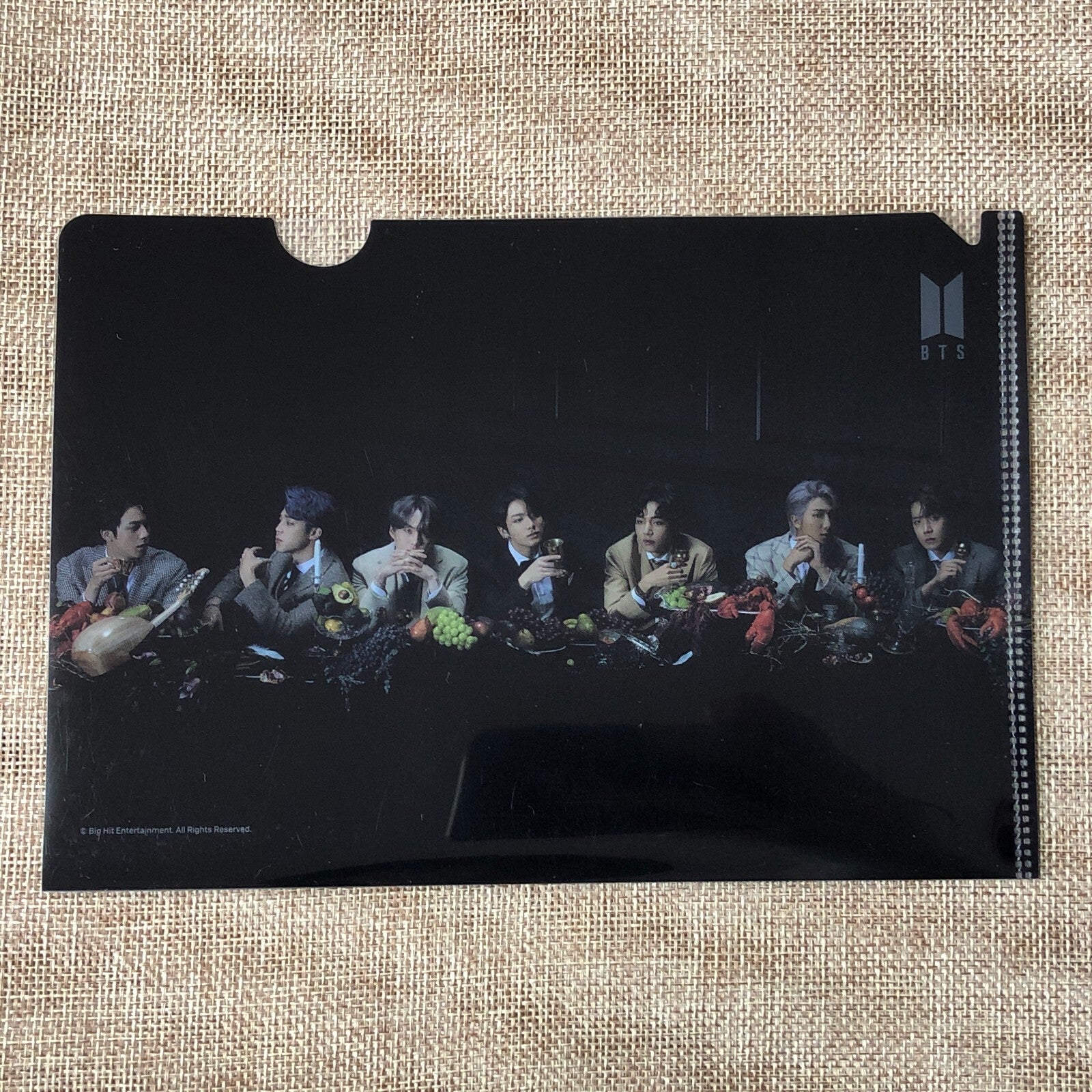 BTS GROUP #4 [Jigsaw Puzzle Map Of The Soul 7] Official Mini Clear File / Gift