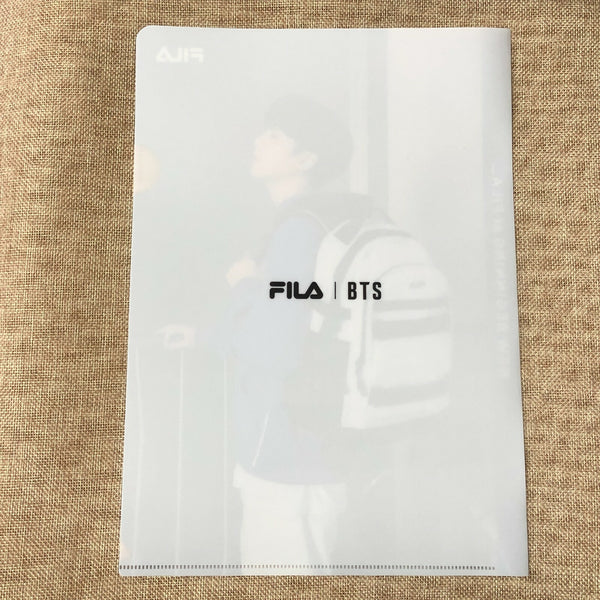 BTS SUGA [ FILA PROJECT 7 ] Official Clear File Holder / New / Gift