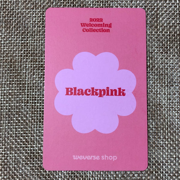 BLACKPINK JISOO [2022 Welcoming Collection Weverse POB] Official Photocard /+G