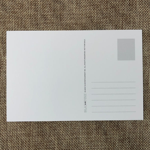 BLACKPINK JENNIE #4 [Fanclub BLINK 1st Membership Kit] Official Postcard / Gift