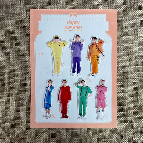BTS All Member [4th Muster Happy Ever After ] Official Embossing Sticker / New/G