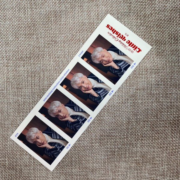 BTS J-HOPE [ 2021 Holiday Little Wishes ] Official 4 cut photocard /New, Rare/G