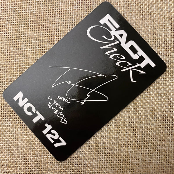 NCT TAEIL [ Fact Check ] Official Photocard, Exhibit Version / New, Rare / Gift