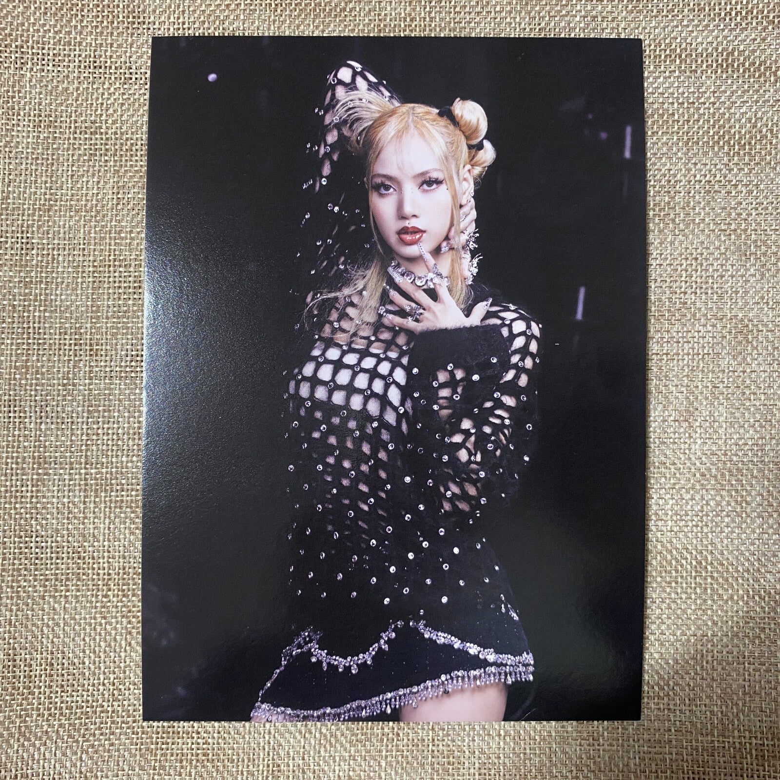 BLACKPINK LISA #1 [Born Pink] Official Large Photocard Postcard, Box Ver. / Gift