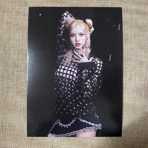 BLACKPINK LISA #1 [Born Pink] Official Large Photocard Postcard, Box Ver. / Gift