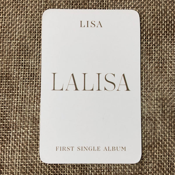 BLACKPINK LISA #1 [LALISA Ktown4U Benefit] Official Limited Photocard / Gift
