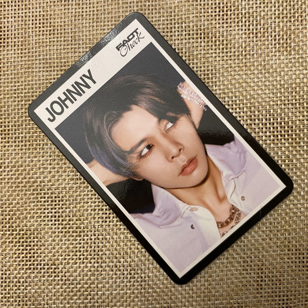 NCT 127 JOHNNY [ Fact Check ] Official Trading Photocard / New, Rare / Gift