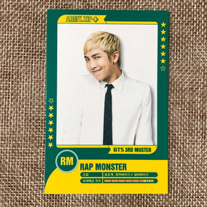 BTS RM 6/7 [ 3rd Muster ARMY.ZIP ] Official Player Card Photocard / New / Gift