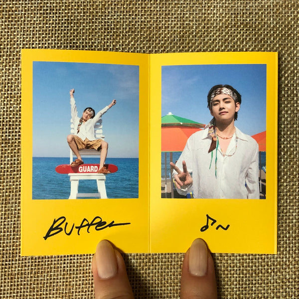 BTS V [ Butter ] Official Folded Message Card Photocard / New / Gift