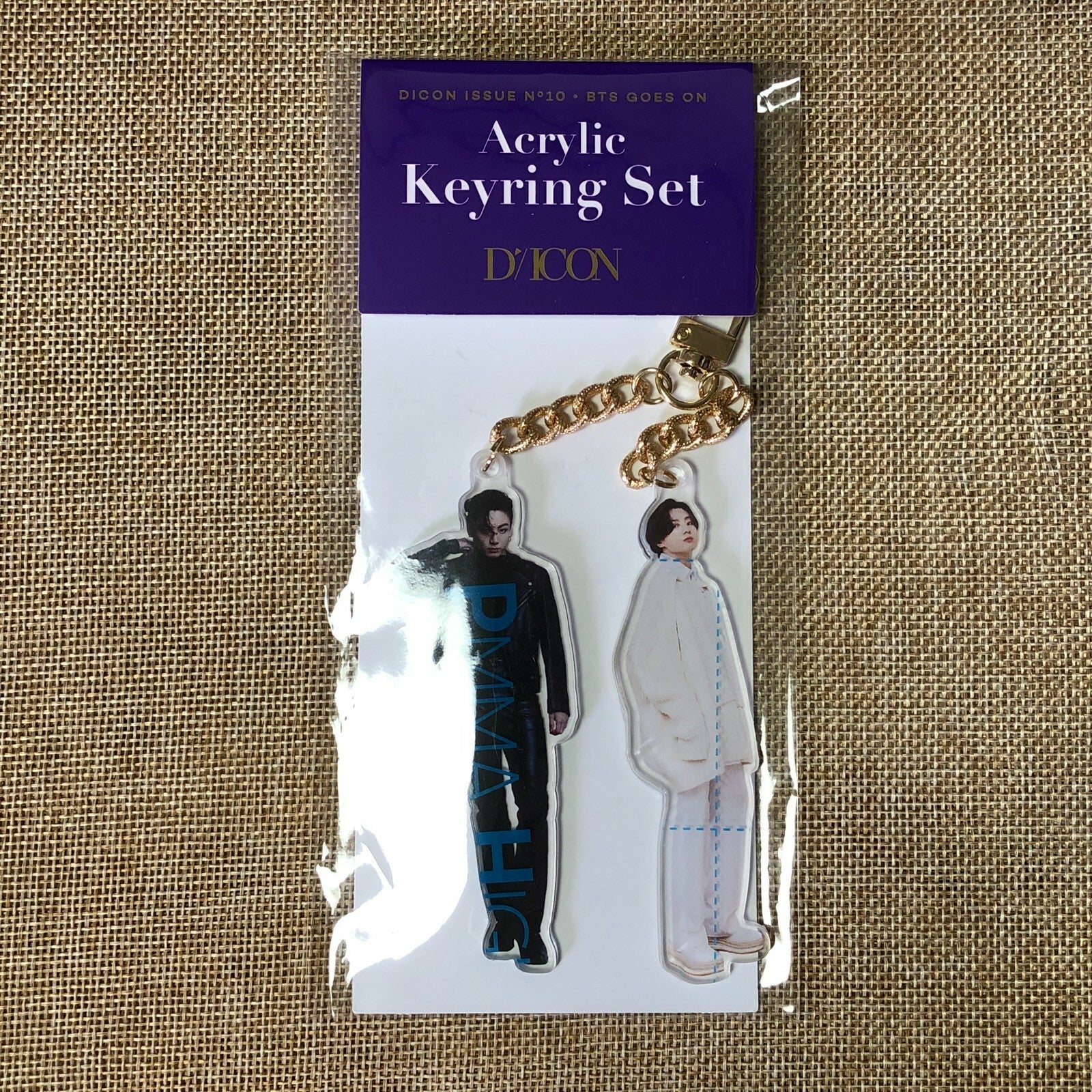 BTS JUNGKOOK [ DICON Vol 10 ] Official Acrylic Key Ring Set / New / Gift