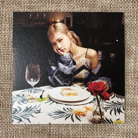 BLACKPINK ROSE #10 [ -R- ] Official Postcard, 1st Single / New / Gift