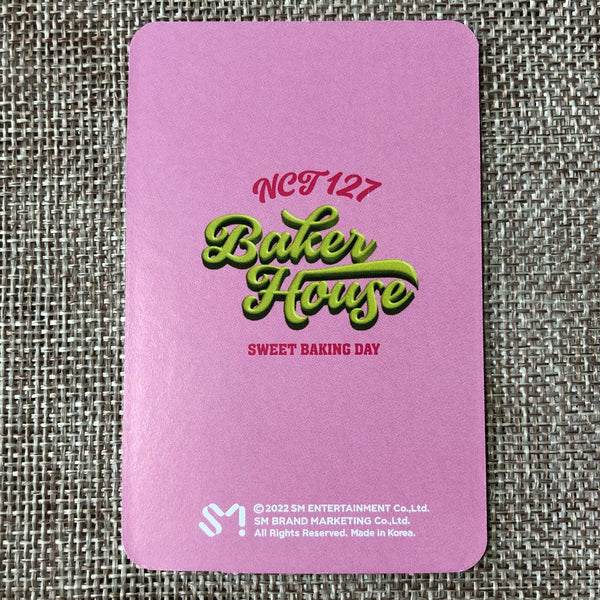NCT 127 MARK [ BAKER HOUSE ] Official Recipe Card Photocard / New / Gift