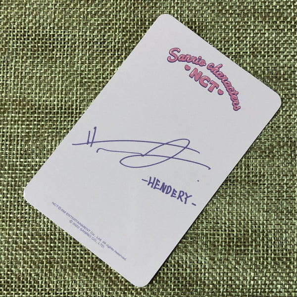 NCT HENDERY #2 [ NCT X SANRIO B Ver. ] Official Character Photocard / New / Gift
