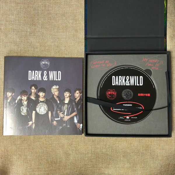 BTS [ Dark & Wild Album Photobook / Photobook + CD ] NO Photocard / New /+Gift