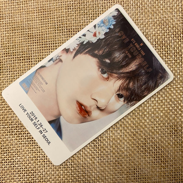 BTS JUNGKOOK [Love Yourself Movie] Official Ticket Photocard Photo, CGV / Gift