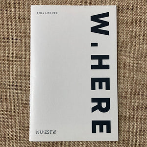Nu'est W [ W.HERE ] Official Mini Photobook, Self Life Ver. / New / Gift
