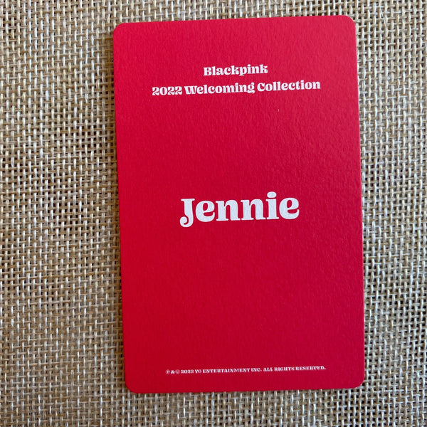 BLACKPINK JENNIE #4 [2022 Welcoming Collection] Official Photocard / New / Gift