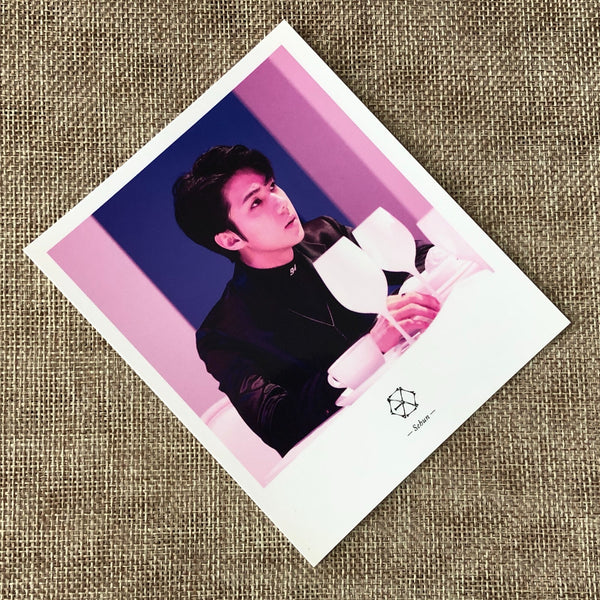 EXO SEHUN [ EX'ACT ] Official Polaroid Photocard Set of 2, Postcard / New / Gift