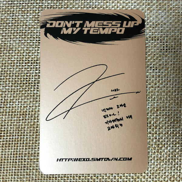EXO KAI #1 [Don't Mess Up My Tempo] Official Photocard, Andante 5th / New / Gift
