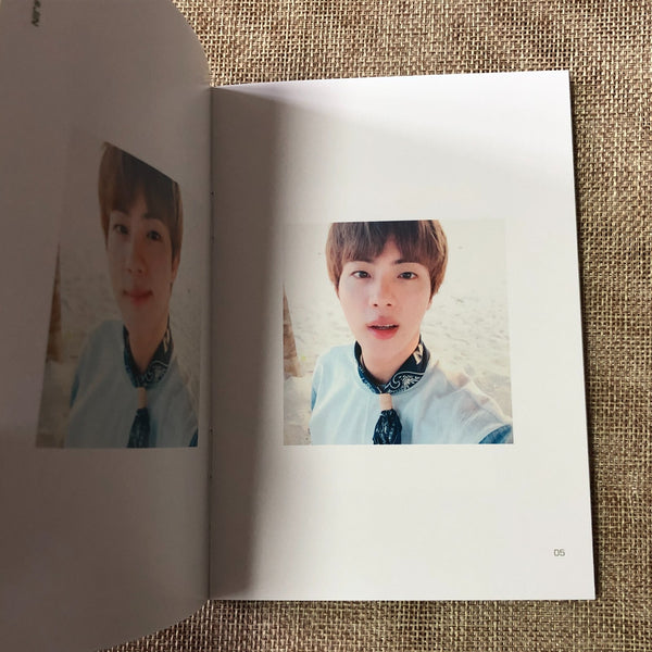 BTS JIN [ 2017 Summer Package Selfie Book ] Official Photobook / New / Gift