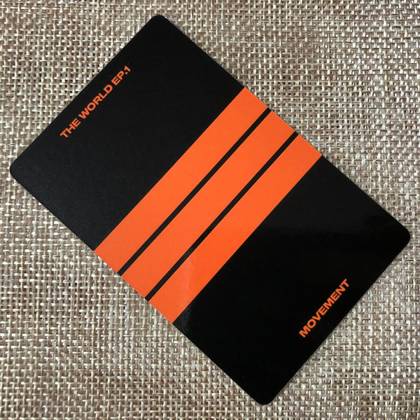 ATEEZ WOOYOUNG [THE WORLD EP.1 : MOVEMENT] Official Photocard, Z Ver Limited /+G