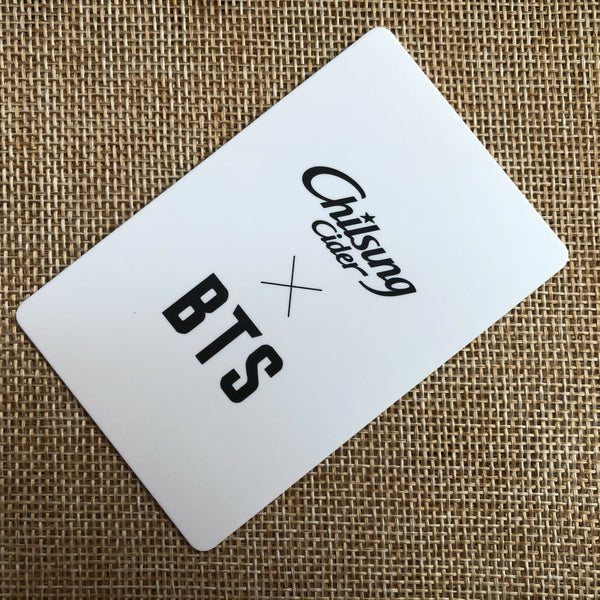 BTS JUNGKOOK [ Chilsung Cider ] Official Photocard / New, Rare / Gift