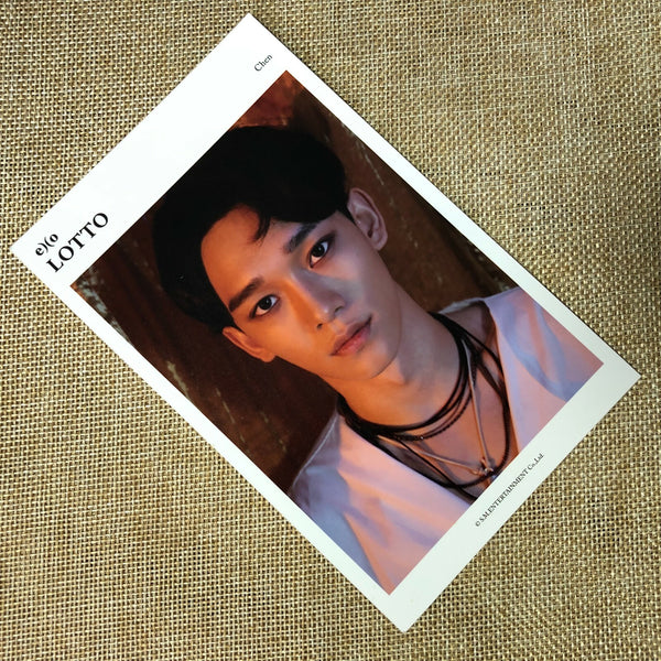 EXO CHEN [LOTTO SMTOWN Artium SUM] Official GOODS Postcard Photocard / Gift
