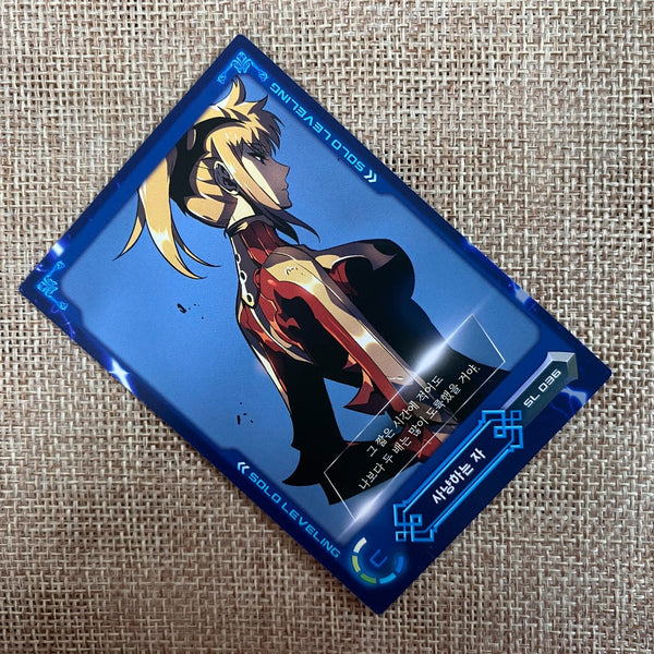 Solo Leveling SL 036 C Card | Cha Hae-in | Korean Webtoon | Official D&C Media