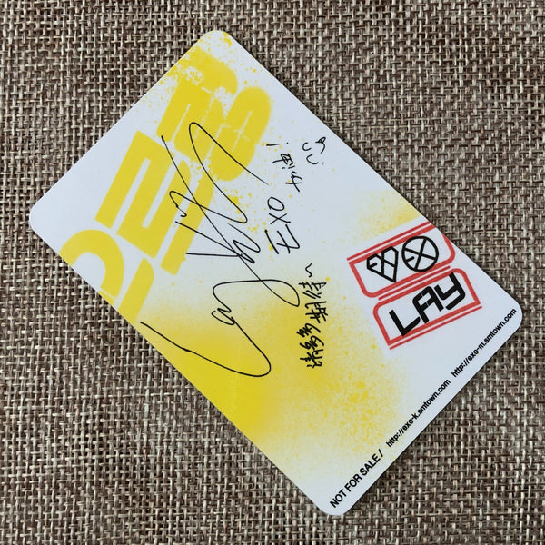 EXO LAY [ GROWL ] Official Photocard, Album / New, Rare / Gift