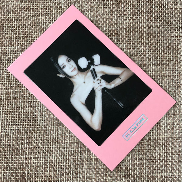 BLACKPINK JISOO [Blink Lightstick Pink Ver] Official Limited Photocard / Gift