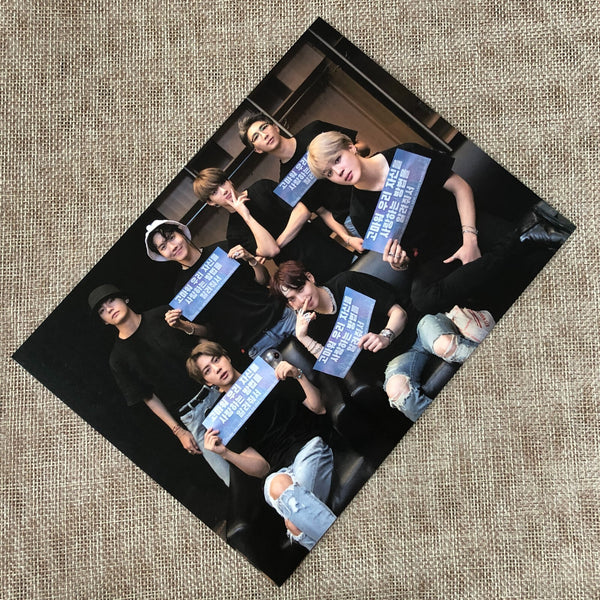 BTS GROUP [Love Yourself World Tour NEW YORK DVD] Official Photocard Postcard
