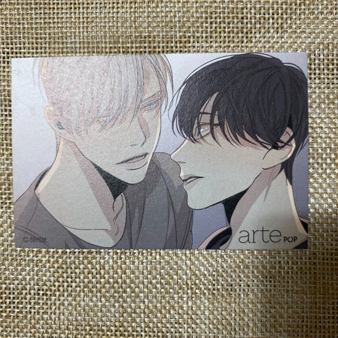 At the End of the Road [Official Coupon Card Photocard] Korean Webtoon BL / Gift